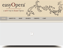 Tablet Screenshot of easyopera.com